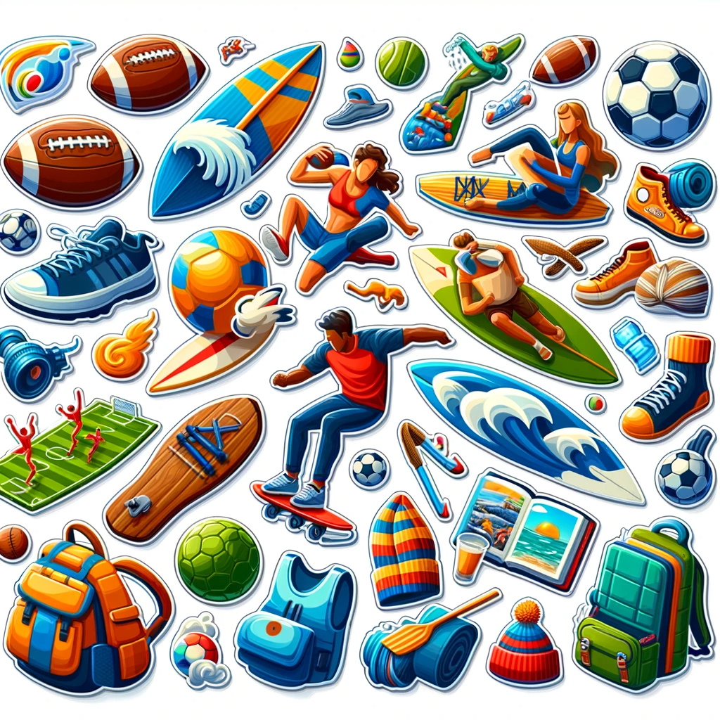 Tumbler sticker – Sport a volný čas