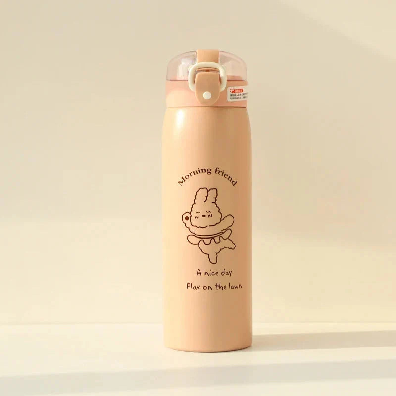 Zdravá láhev na pití 350 ml – růžová