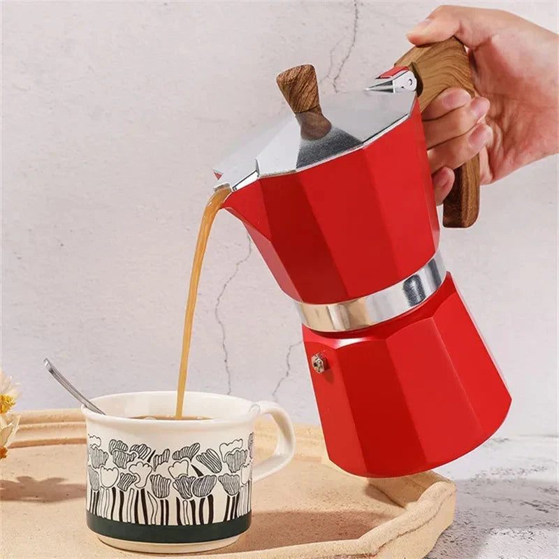 Moka konvice – červená
