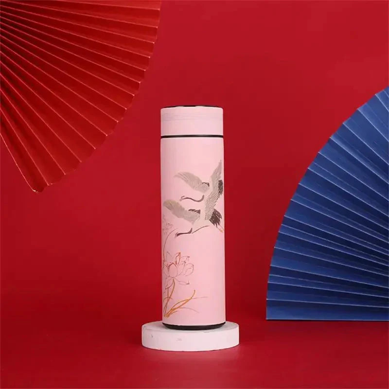 Designová láhev na pití – růžová