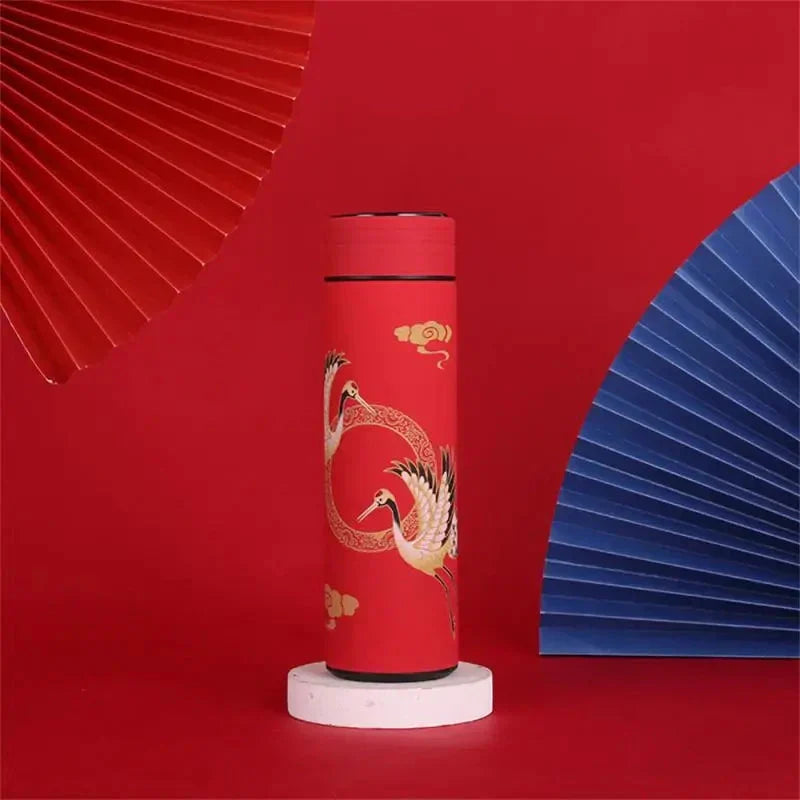 Designová láhev na pití – červená