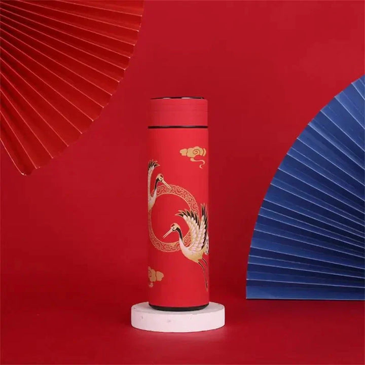 Designová láhev na pití – červená