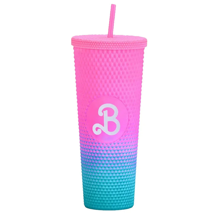 Termohrnek tumbler – růžová/modrá